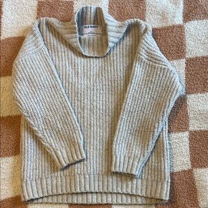 Old Navy Women's Cream Cowl Neck Sweater